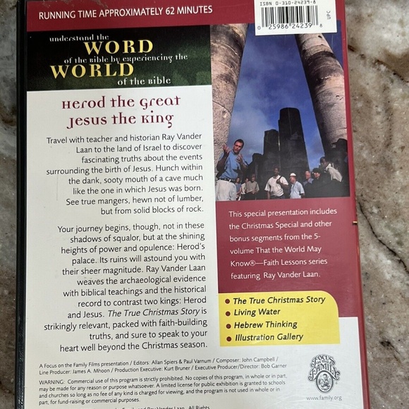 LOT 5 RELIGIOUS DVDS True Story of Christmas, Book of Daniel, The Cross, Paul - Picture 5 of 12